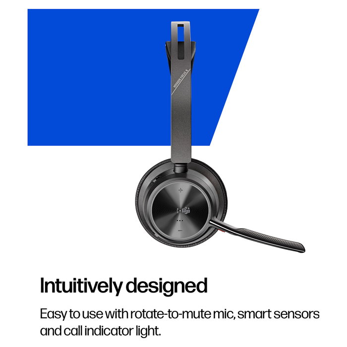 HP Poly Voyager Focus 2-M USB-C-C Auriculares con Cancelación de Ruido