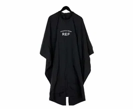 Ref Stockholm Capa de peluquería textil, Negro