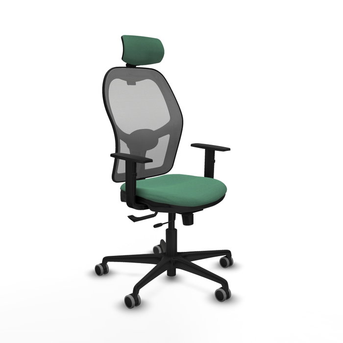 PIQUERAS Y CRESPO Silla de oficina Jorquera Verde esmeralda y Gris PIQUERAS Y CRESPO Silla de oficina Jorquera Verde esmeralda y Gris