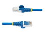 StarTech.com Cable de Red Ethernet Cat6a 7,5m Azul LSZH 10GbE 500MHz PoE++ 100W Snagless