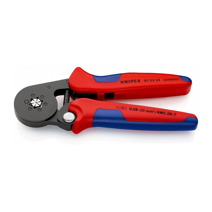 Knipex KP-975314SB Automatische Crimpzange Herramienta de Prensar para Terminales Aislados AWG 7-28