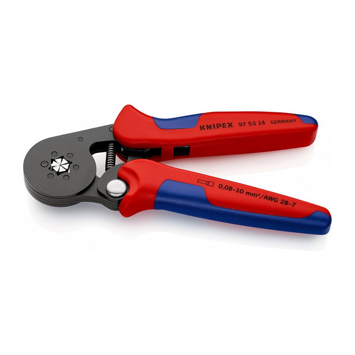 Knipex KP-975314SB Automatische Crimpzange Herramienta de Prensar para Terminales Aislados AWG 7-28