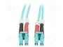 Digitus Cable de conexión de fibra óptica OM3 LC-LC 20m Aguamarina