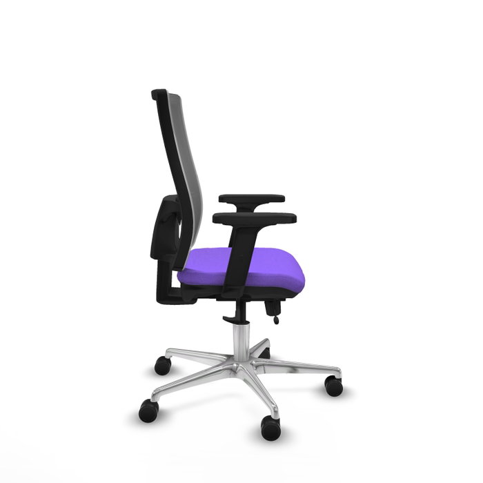 PIQUERAS Y CRESPO Silla de oficina Horna Lila/Gris con mecanismo Sincro/Traslack PIQUERAS Y CRESPO Silla de oficina Horna Lila/Gris con mecanismo Sincro/Traslack