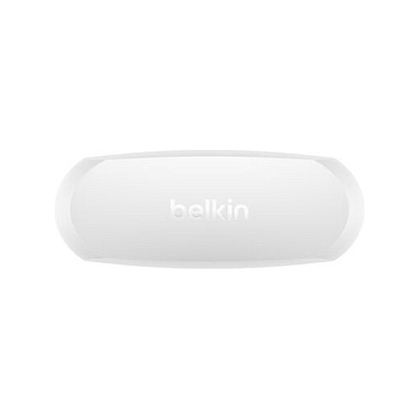 Belkin AUC015hqWH SoundForm Rhythm ANC Auriculares Inalámbricos True Wireless Intraurales con Reducción Activa de Ruido, Blanco - IPX5, 28h batería, USB-C