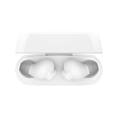Belkin AUC015hqWH SoundForm Rhythm ANC Auriculares Inalámbricos True Wireless Intraurales con Reducción Activa de Ruido, Blanco - IPX5, 28h batería, USB-C