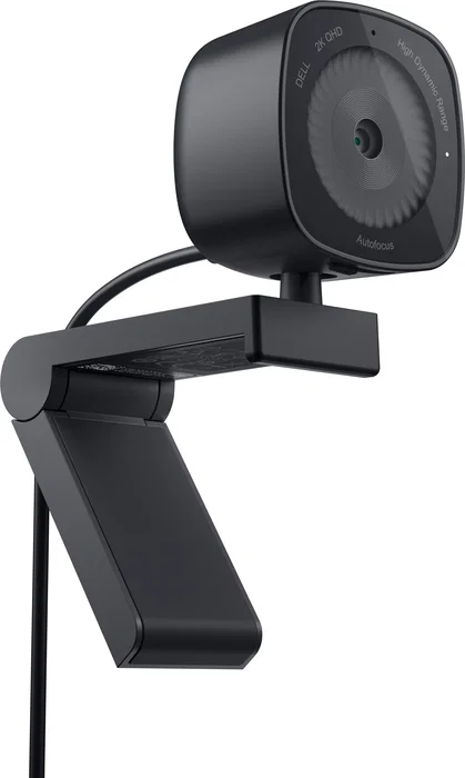 DELL WB3023 Webcam 1440p 2K QHD con Sensor Sony, Micrófono Integrado y Obturador de Privacidad, USB 2.0, Negro