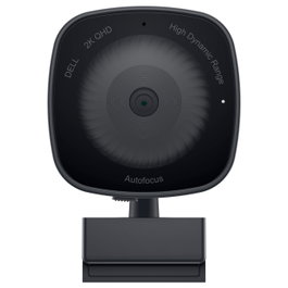 DELL Webcam WB3023 - Cámara Web 2K QHD (2560x1440) 60 fps, Enfoque Automático, Tapa de Privacidad, Micrófono, Negro