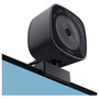 DELL Webcam WB3023 - Cámara Web 2K QHD (2560x1440) 60 fps, Enfoque Automático, Tapa de Privacidad, Micrófono, Negro