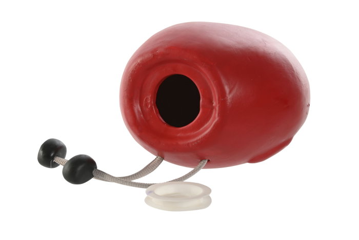 DKD Home Decor Hucha de Dolomita Surtido de 2 Unidades Rojo y Rosa