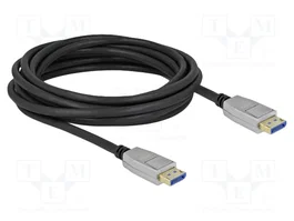 DeLOCK Cable DisplayPort 8K 60 Hz 40 Gbps 5 m Negro