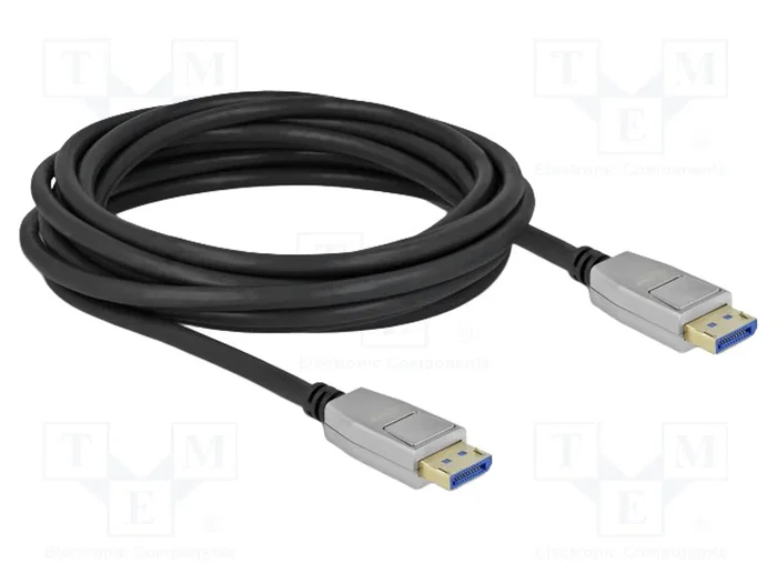 DeLOCK Cable DisplayPort 8K 60 Hz 40 Gbps 5 m Negro
