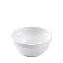 AMC Politray Bol Apilable para Sopa, 45 cl / 450 ml, Policarbonato, Blanco, 12.5 cm de Diámetro (Set de 6)