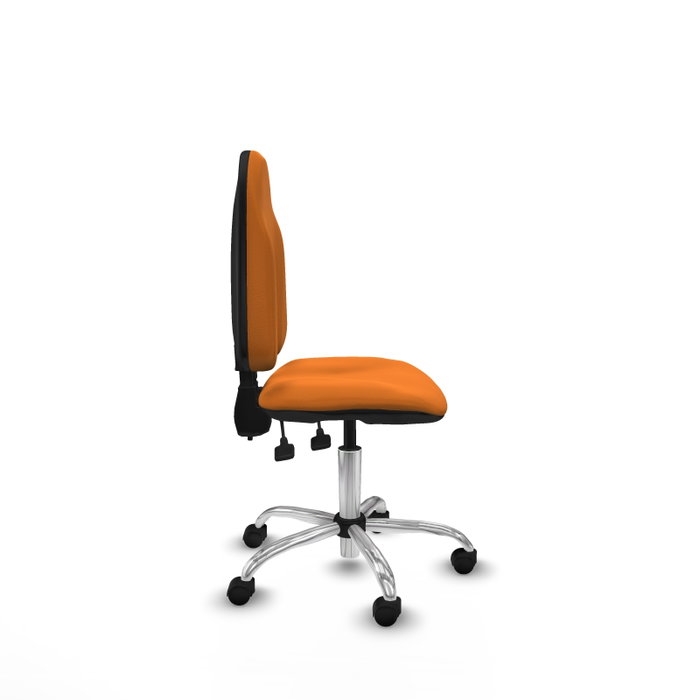 PIQUERAS Y CRESPO Silla de oficina Algarra Naranja sin brazos PIQUERAS Y CRESPO Silla de oficina Algarra Naranja sin brazos