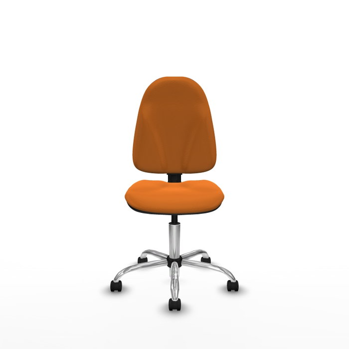 PIQUERAS Y CRESPO Silla de oficina Algarra Naranja sin brazos PIQUERAS Y CRESPO Silla de oficina Algarra Naranja sin brazos
