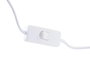 DKD Home Decor Lámpara de Sobremesa de Cerámica Bicolor G9