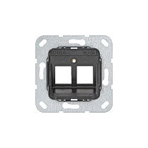 GIRA 560400 Modular Jack 4 2fach Tragring