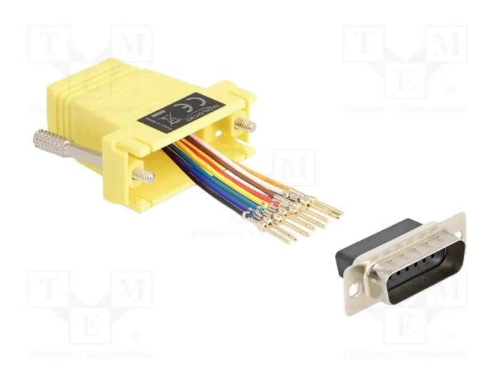 DeLOCK 67110 Adaptador de VGA a RJ-45 Amarillo DeLOCK 67110 Adaptador de VGA a RJ-45 Amarillo