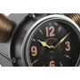 DKD Home Decor Reloj de Pared Bolai avion 25 Vintage Plateado Dorado 63 x 55 x 12 cm