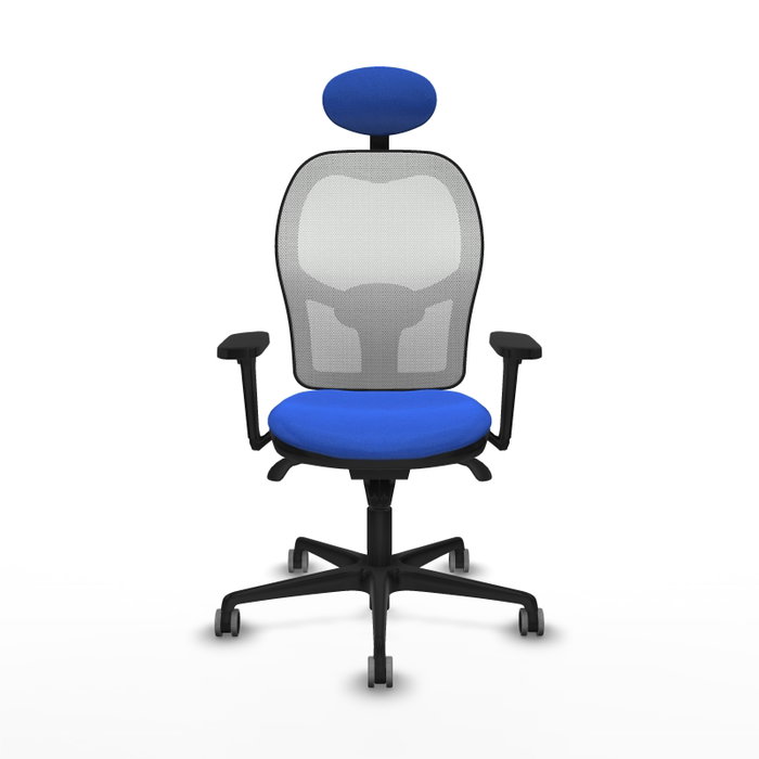 PIQUERAS Y CRESPO Silla de oficina Jorquera Azul y Blanco