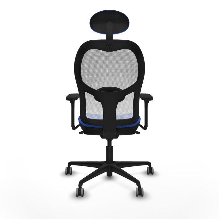 PIQUERAS Y CRESPO Silla de oficina Jorquera Azul y Blanco