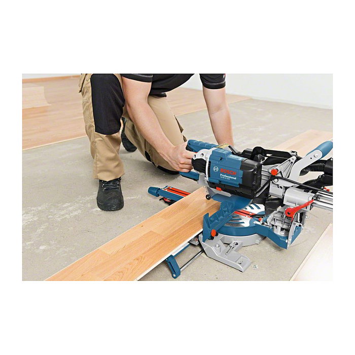 Bosch GCM 8 SDE Professional Sierra de inglete para panel, 5000 RPM, corte a 0° 70x312mm, corte inclinado 48x312mm, extracción de polvo
