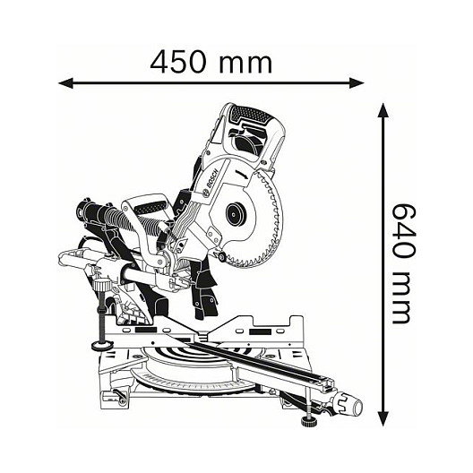 Bosch GCM 8 SDE Professional Sierra de inglete para panel, 5000 RPM, corte a 0° 70x312mm, corte inclinado 48x312mm, extracción de polvo