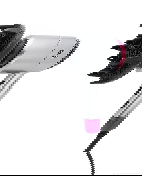 Thulos Secador de Pelo Iónico TH-HD804, 1600-1800W, 2 Velocidades, 3 Temperaturas, con Difusor y Concentrador, Motor DC