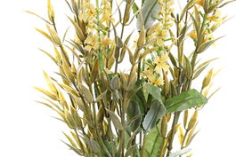 DKD Home Decor Rama Verde Naranja 11 x 40 x 11 cm (48 Unidades)