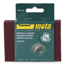 Mota Herramientas Esponja Lijadora de Aluminio Grano 120 para Pared, Metalúrgica y Madera 170 x 70 x 25 mm
