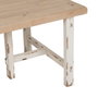 Ixia Mesa de Centro Natural-Blanco 120 x 60 x 48 cm