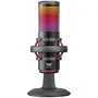 Woxter Mic Studio 70 RGB - Micrófono condensador profesional con luz LED para Streaming, Podcast, Karaoke, USB 2.0