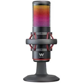 Woxter Mic Studio 70 RGB Micrófono Profesional USB Condensador con Luces RGB y Cancelación de Ruido