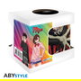 ABYstyle Taza Oficial DAN DA DAN - Mug Infernal Duo Big Size con Momo y Okarun, Cerámica, 460 ml, apta Microondas