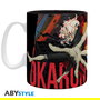 ABYstyle Taza Oficial DAN DA DAN - Mug Infernal Duo Big Size con Momo y Okarun, Cerámica, 460 ml, apta Microondas