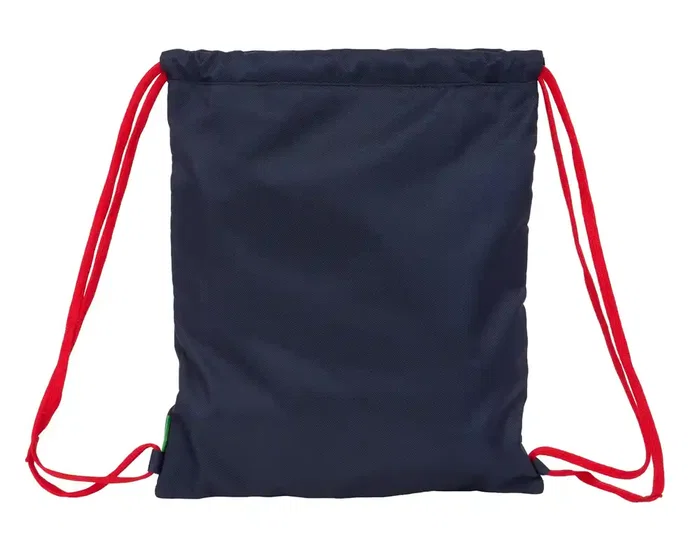 Bolsa Mochila con Cuerdas Benetton Together Azul marino 35 x 40 x 1 cm
