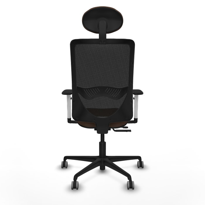 PIQUERAS Y CRESPO Silla de oficina Zulema con mecanismo Sincro/Traslack Marrón oscuro y Negro PIQUERAS Y CRESPO Silla de oficina Zulema con mecanismo Sincro/Traslack Marrón oscuro y Negro