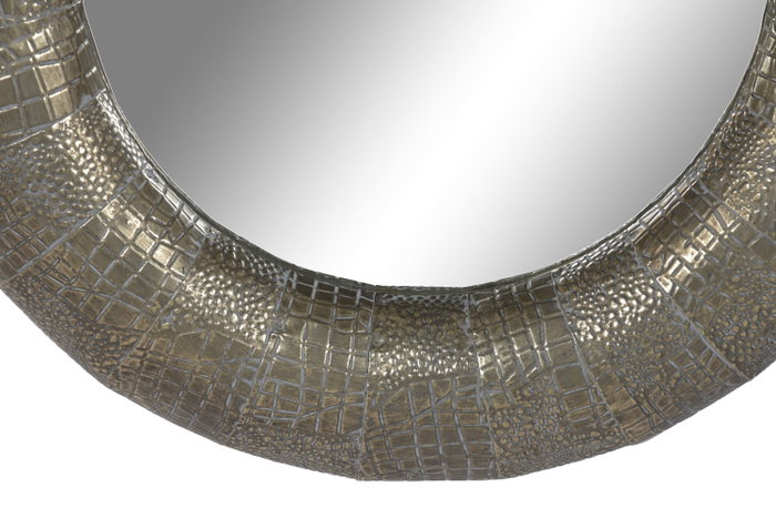 DKD Home Decor Espejo de Metal y Cristal Envejecido Dorado 63x63 cm DKD Home Decor Espejo de Metal y Cristal Envejecido Dorado 63x63 cm