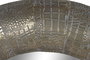 DKD Home Decor Espejo de Metal y Cristal Envejecido Dorado 63x63 cm