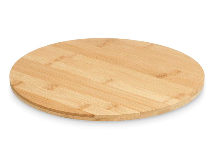 Kinvara Tabla Redonda Giratoria 30 Cm Bambu (Set de 12)