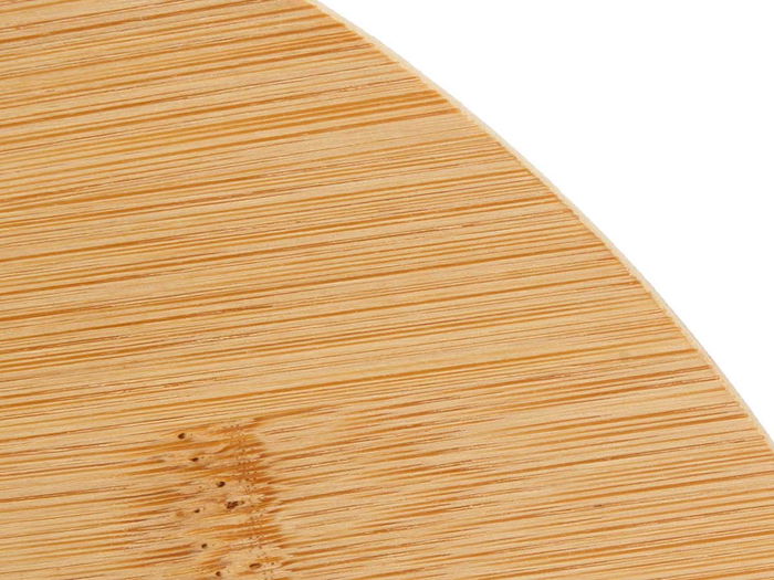 Kinvara Tabla Redonda Giratoria 30 Cm Bambu (Set de 12)