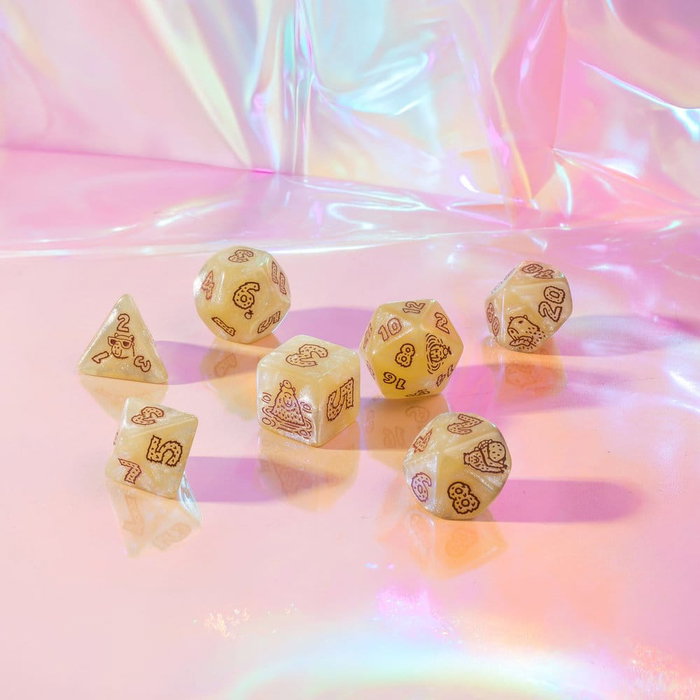 Q Workshop Capybara Set de 7 Dados Sleepie