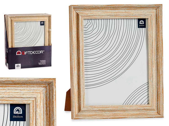 GIFTDECOR Portafotos Efecto Madera Oro 20x25 cm (Set de 24) GIFTDECOR Portafotos Efecto Madera Oro 20x25 cm (Set de 24)