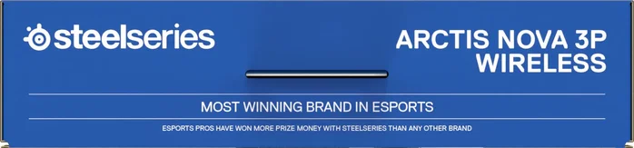 SteelSeries Arctis Nova 3P Auriculares Inalámbricos Negro