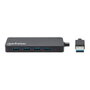 Manhattan Hub USB-A de 4 puertos USB 3.2 Gen 1 Negro