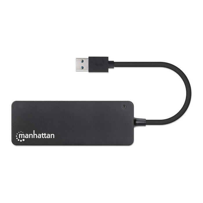 Manhattan Hub USB-A de 4 puertos USB 3.2 Gen 1 Negro Manhattan Hub USB-A de 4 puertos USB 3.2 Gen 1 Negro