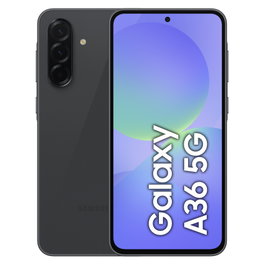 Samsung Galaxy A36 5G Smartphone, 6.7" Super AMOLED 120Hz, Snapdragon, 8 GB RAM + 256 GB, Cámara 50 MP, Android 15, Batería 5000 mAh, Negro