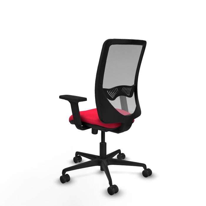 PIQUERAS Y CRESPO Silla de oficina Zulema con mecanismo Sincro, Rojo y Gris PIQUERAS Y CRESPO Silla de oficina Zulema con mecanismo Sincro, Rojo y Gris