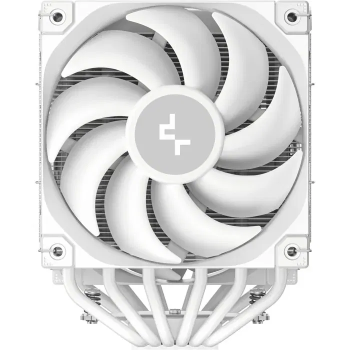 Deepcool AK620 Digital Pro R-AK620-WHAPMN-G Disipador de CPU Blanco - 120 mm, 6 Tubos de Calor CTT 2.0, Ventilador PWM