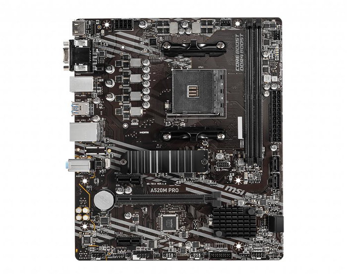 Placa Base MSI A520M PRO A520 DDR4 AM4 7D14-005R